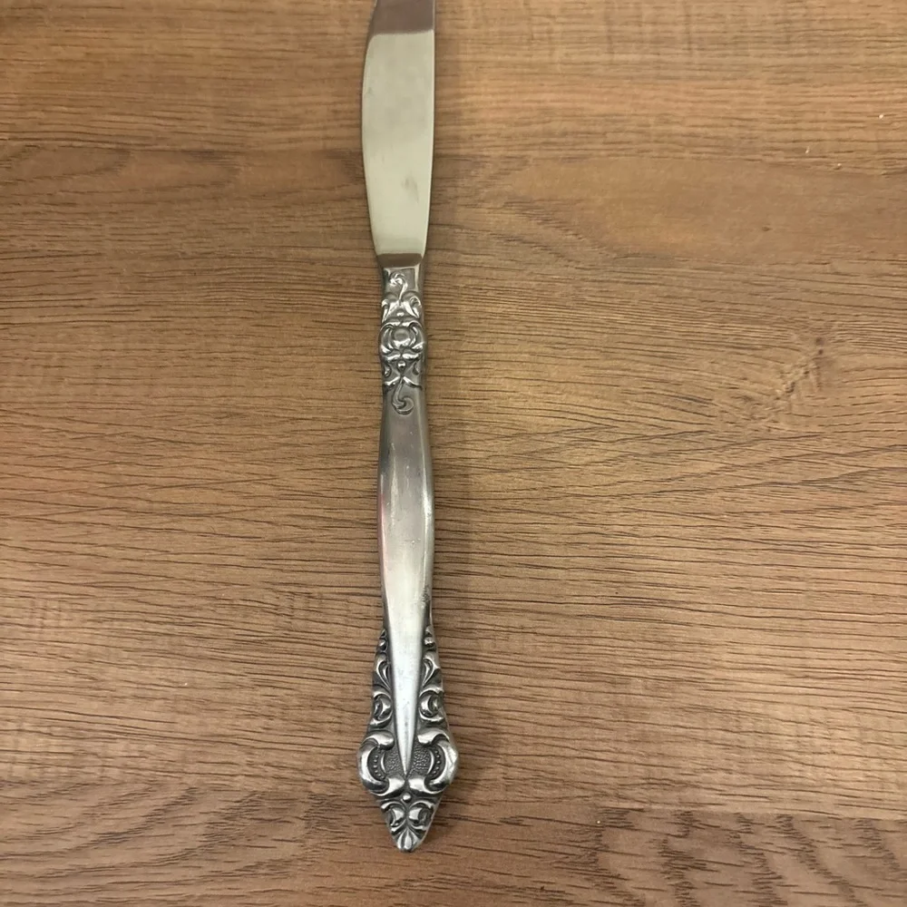 Stanley Roberts SRB139 Stainless Steel Flatware 6 Knives And 1‎ Serving Fork